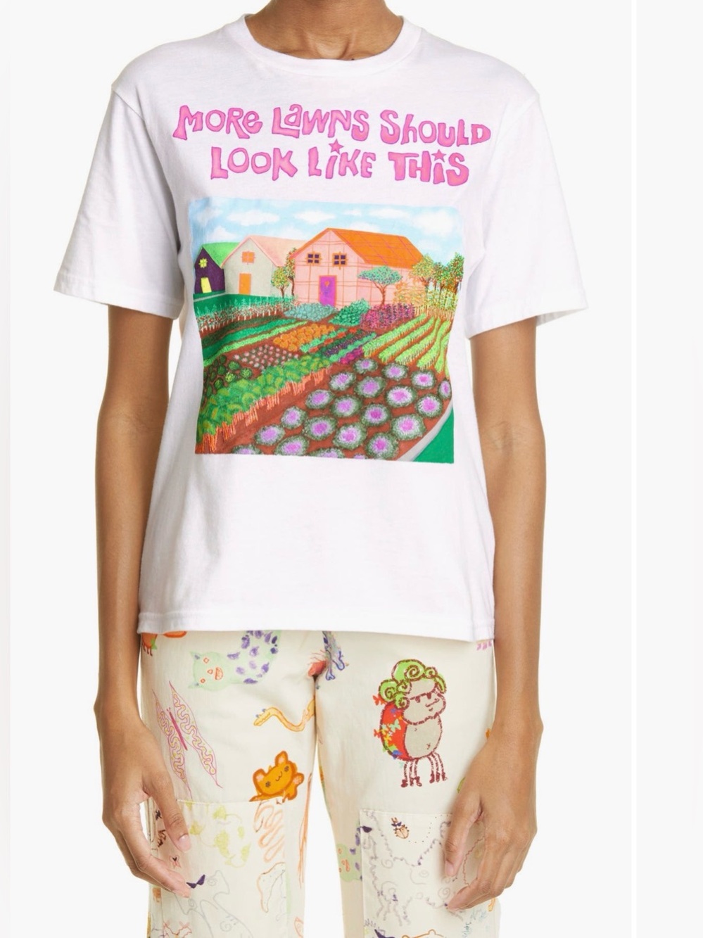 Collina Strata Oversize Organic Cotton Graphic T-Shirt